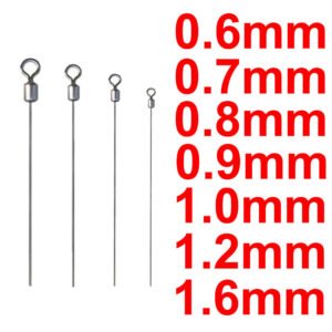 20 pcs Long Pole Bearing Swivel Fishing Connector