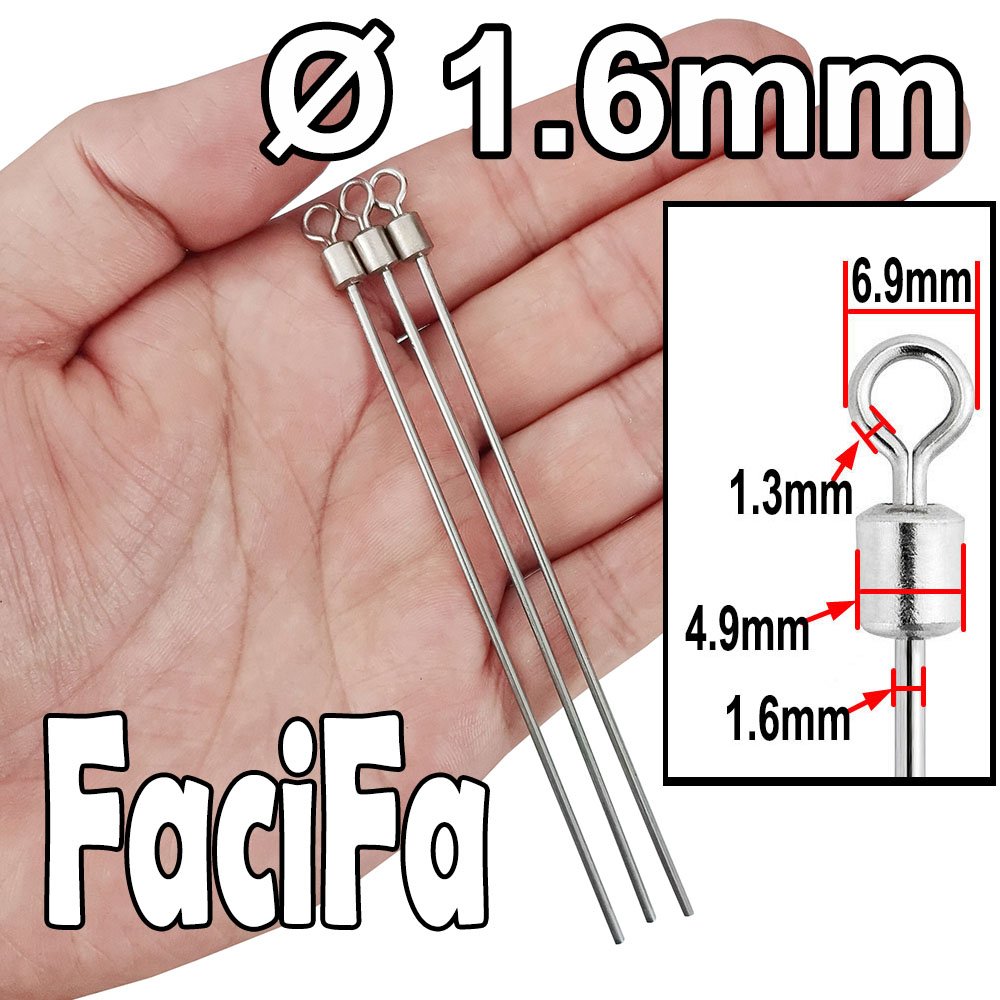 500 or 250 pcs Long Pole Bearing Swivel Fishing Connector - Image 6