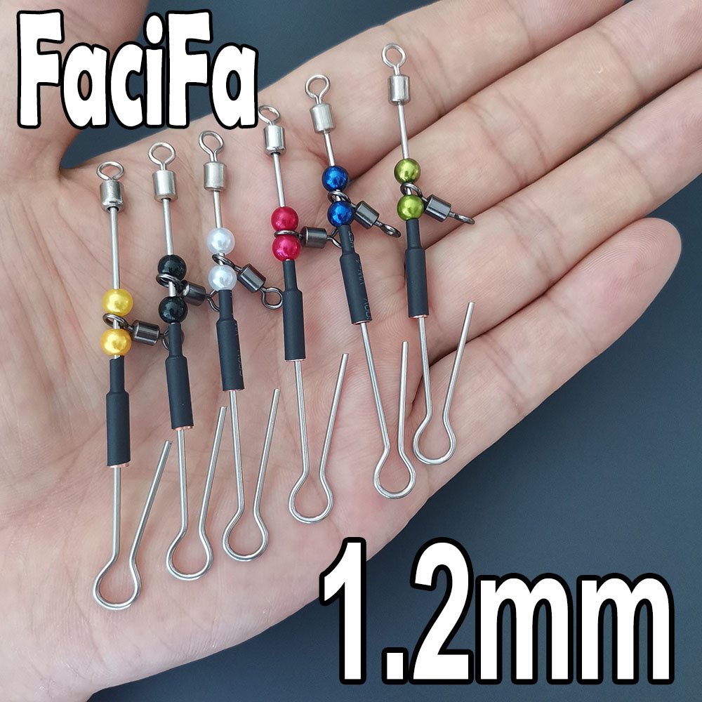 6 pcs Bearing Swivel Fishing Connector Fast Hook Urfe Para Temporales Enganches Rapidos Para la Pesca Kolay Atma Aparati - Image 6