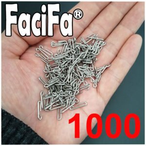 1000 pcs Fast Fishing Snaps enchufe rapido Fishing Connector Fast Hook