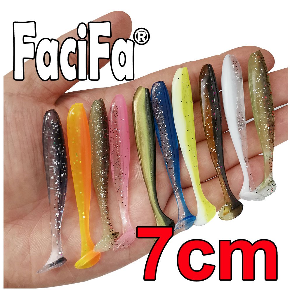 10 pcs Soft Lure Silicone Bait Shad Wobbler Fishing lure Sea Worm Swimbait Streamer Silicone Lure - Image 6