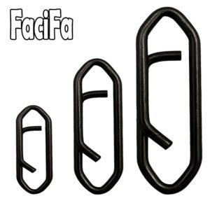 100 pcs Stainless Steel Fishing Interlock Nice Snap Fast Clips