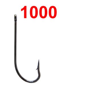 1000 pcs Long Shank Barbed Fishhook Carp Big Jig Fishing Hook O'shaughnessy Fish hook