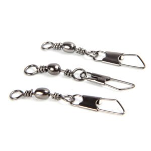 1000 pcs fishing snaps swivels. Brass + stainless steel