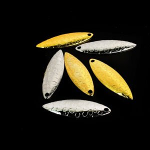 100 pcs Metal Fishing Blade Noise sequins Paillette Spinner blades for Fishing Lure Spoon Spinner